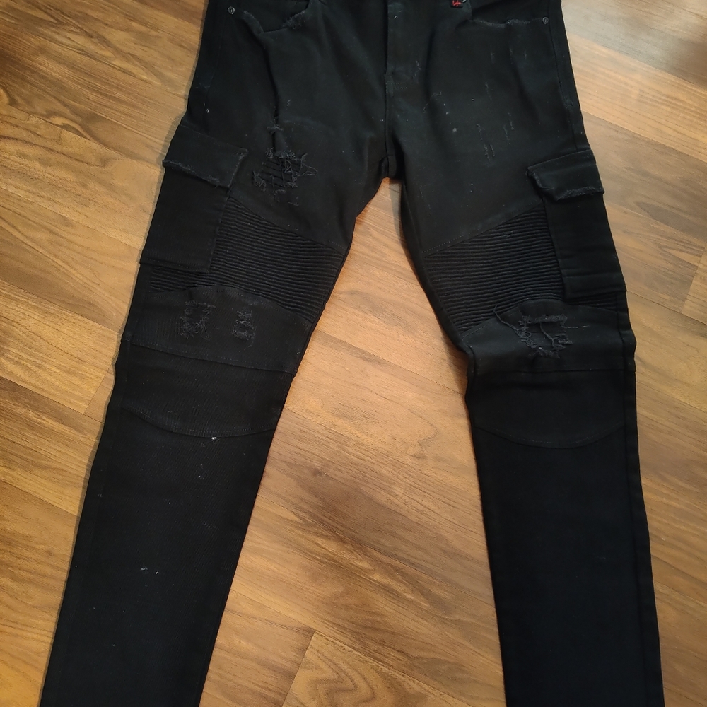 Black skinny Rock Star jeans